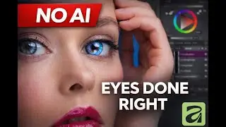 Affinity 3: Professional Eye Retouching with Adjustment Layers — No AI, Full Control