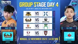 Group Stage Day 4 CDFI 2023 l Garena Call of Duty®: Mobile Indonesia