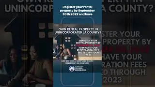 Rent Registry Deadline September 30th 2022