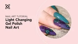 BLUESKY Nail Design Tutorial - Light Changing Gel Polish