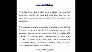 Christianity and AA: AA as Religion?