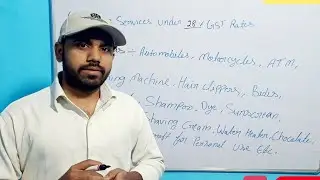 GOODS AND SERVICES UNDER 28% GST RATES || LUXURY TAX || GST TAX ||#tax