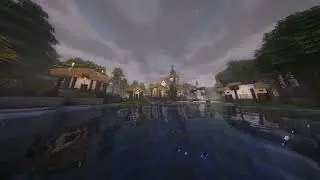 🌧️ Minecraft Village &bull; Rainy Lake Ambience &bull; Aesthetic Relaxing Background