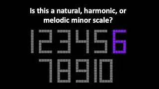 Natural, Harmonic, and Melodic Minor Scales (The Building Blocks of Music Vol. 2 - Module 32)