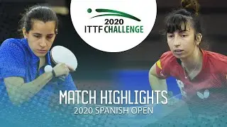 Lucero Ovelar vs Judith Cobas | 2020 ITTF Spanish Open Highlights (Group)