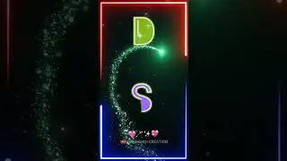 #DS Letter Name Status❤️||Name art Video😍||Whatsapp status💘||2023