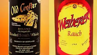 Виски Old Crofter Deluxe и пиво Weiherer Rauch