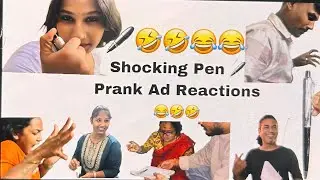 Shocking pen 🖊️ prank on family ad their reactions 😂🤣🤣