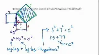 right triangles and square roots