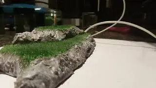Experimenting with my Static grass apparatus.