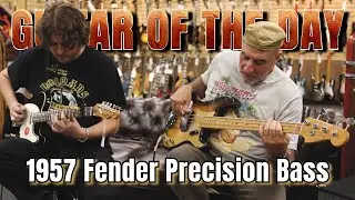 1957 Fender Precision Bass Sunburst | Гитара дня
