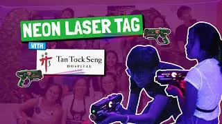 Neon Laser Tag Activity with Tan Tock Seng Hospital | FunEmpire Stories