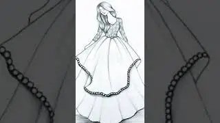 Standing Girl Drawing #arts#standing#girl#drawing#viral#ytshorts#shorts#trending#artist#luckyarts
