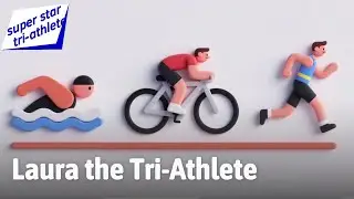 Laura wanted to win the Ironman race#learnenglish #englishlearning #englishlistening #englishfun