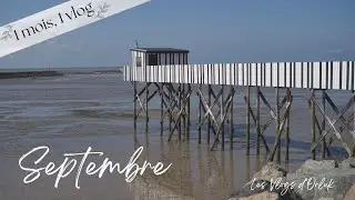 Vlog de Septembre : Librairies à La Rochelle / Book Haul / Château de Coudray Salbart / Balades ✨