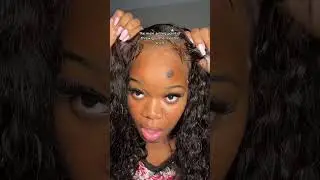 Easiest Glueless Wig Install Ever! #unice #unicehair #glulesswig #fok
