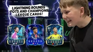 EAFC LIGHTNING ROUNDS FOR TOTS and CHAMPIONS LEAGUE OMG