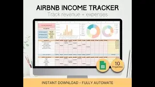 Multiple Properties Spreadsheet Tutorial - Airbnb Income Tracker - Short Term Rental Bookkeeping
