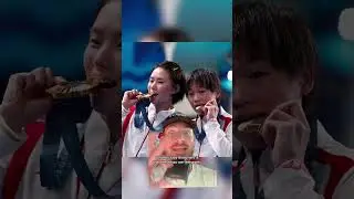 The Chinese Womens Olympic Synchronized Diving team, Quan Hongchan and Chen Yuxi just won a gold