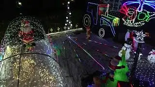 Christmas lights in South Ferriby using the DJi Mini 3