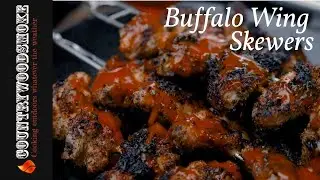 Buffalo Wings on Skewers