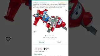 61 % off Super Wings Jett's Takeoff Tower 2-in-1 Airplane Toys Playset with 2