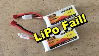 Non working 2S 7.4V 2200mAh ZOP Power LiPo from Banggood - Still A Good Product