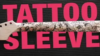 Laser Engraved Guitar Neck Concept
