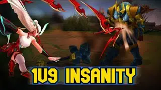 This Irelia Game Was Illegal&hellip; (1v9 Carry)