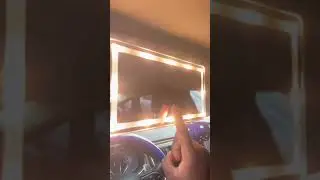 Travel-Friendly Makeup Mirror | Perfect for Copilots & Drivers
