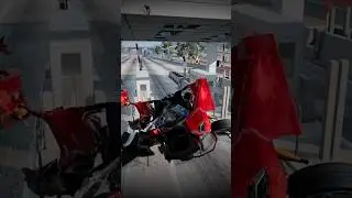 Car Vs Toll Booth🙂&zwj;↕️🥀 #viral #beamng #speed