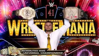 WRESTLEMANIA 41 NOCHE 2 | FINAL MY RISE UNDISPUTED WWE 2K24