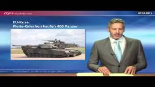 Griechen Pleite Kaufen aber 400 Panzer