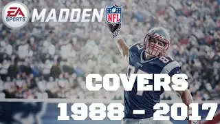 History of Madden NFL Covers - 1988 to 2017