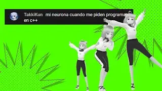 Snekcato bailando con pantalla verde