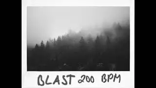 Black Metal Blast Beat Drum Track (200BPM) [1HOUR]