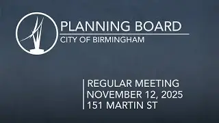 11.12.2025 Planning Board Meeting