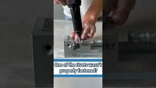 One of the rivets wasn't properly fastened？