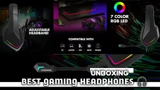 Wings Vader 200 Wired Gaming Headset (Black, On the Ear) Unboxing Lazily Gaming ⚡