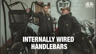 Изготовление руля с внутренней проводкой для моего чоппера Sportster.