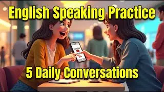 English Speaking Practice - 5 Daily Conversations | Pharmacy, Shopping, Office & More | A2-B1 Level