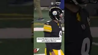 Aaron Rodgers Wasn't Having It 👀 #NFL #football #steelers