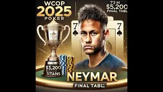 WCOOP 73-H Titans Final Table (ft.Neymar) #poker #wsop #neymar