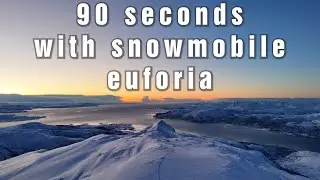 90 seconds of snowmobile euforia Yamaha Sidewinder turbo