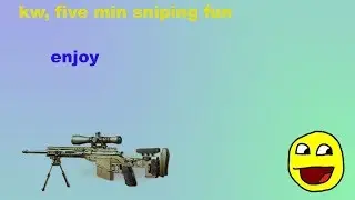 KW Clan five Minute quick scope challenge!