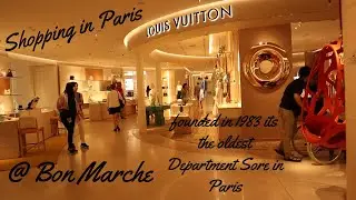 Shopping in Paris at Bon Marche