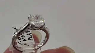 Harry Winston Platinum 1.69 ct Round Diamond Solitaire Engagement Ring F VVS2