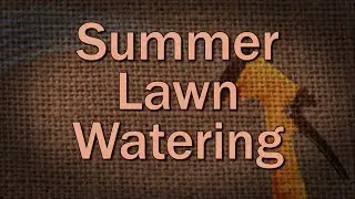 Summer Lawn Watering &ndash; Family Plot