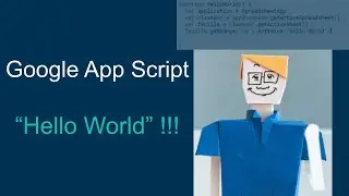 Google App Script - Ecrire 