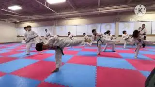 Tony green blue stripe belt in Yung Ko Taekwondo Jan 30-2026 ❤️🇨🇦🍁❤️